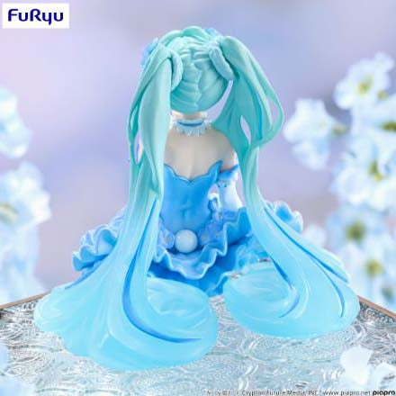 Furyu Hatsune Miku Noodle Stopper Figure -Flower Fairy Nemophila Pail Blue Color Ver.- All Hatsune Miku