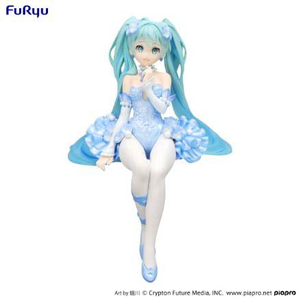 Furyu Hatsune Miku Noodle Stopper Figure -Flower Fairy Nemophila Pail Blue Color Ver.- All Hatsune Miku