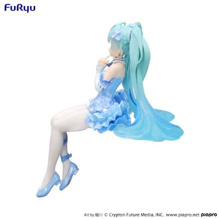 Furyu Hatsune Miku Noodle Stopper Figure -Flower Fairy Nemophila Pail Blue Color Ver.- All Hatsune Miku