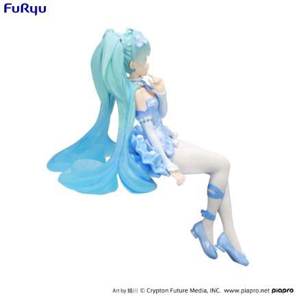 Furyu Hatsune Miku Noodle Stopper Figure -Flower Fairy Nemophila Pail Blue Color Ver.- All Hatsune Miku