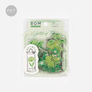 BGM Blooming Flower in a Bottle Sticker Flakes (Light Green)