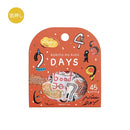 BGM Country of the Dwarves 45pcs Days Gold Foil 15 Designs Washi Masking Tape Material Sticker Flakes