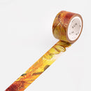 BGM Foil Stamping Washi Masking Tape (Watercolour Flower: Sunflower)