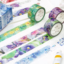 BGM Foil Stamping Washi Masking Tape (Watercolour Flower: Sunflower)