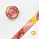 BGM Foil Stamping Washi Masking Tape (Watercolour Flower: Tulip)