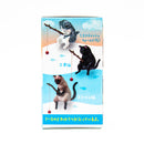 Ornament (Gacha Blind Box Figurine/Fishing Cat, Killing Time/Size varies. Calico Cat: 3x2.5x2cm/Yell/SMCol(s): White/Black/Beige/Grey/Brown)