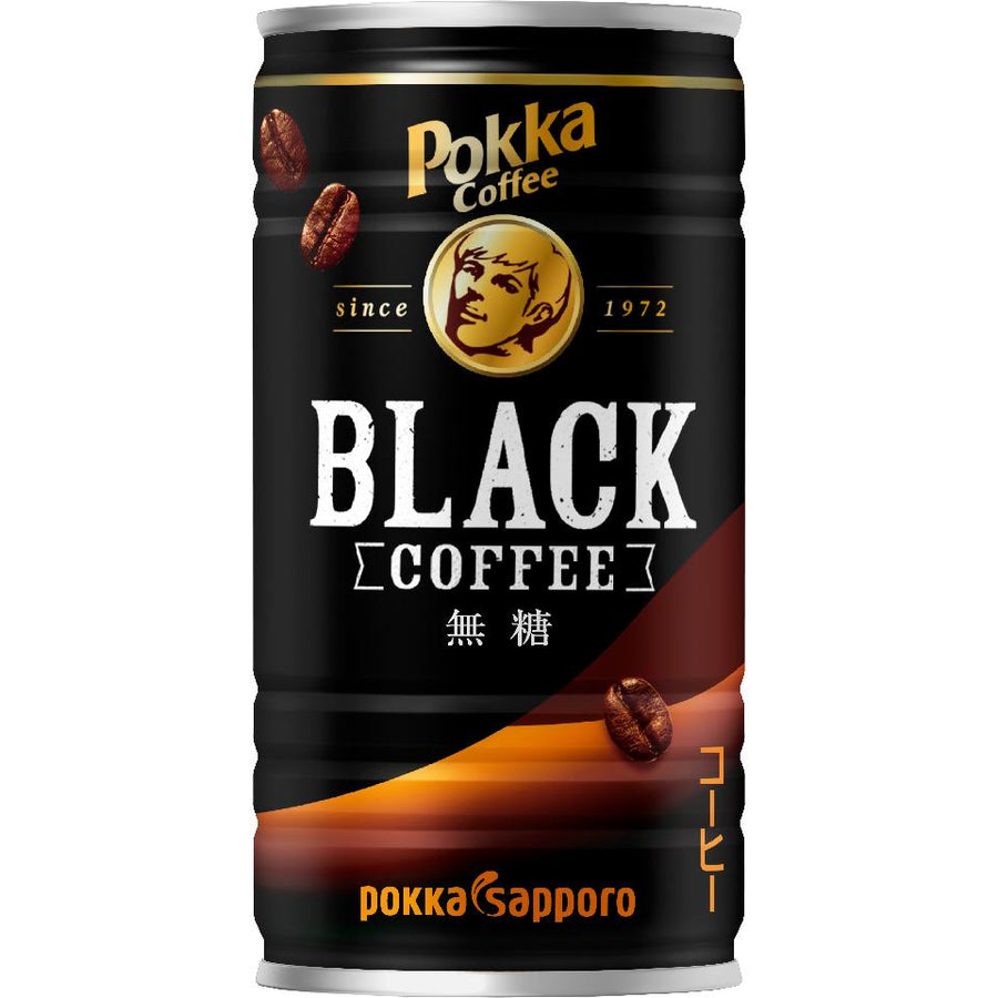 Pokka Sapporo Pokka Coffee Sugarless Coffee In Can 185 mL