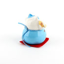 Ceramic Lucky Cat Ornament  Blue 