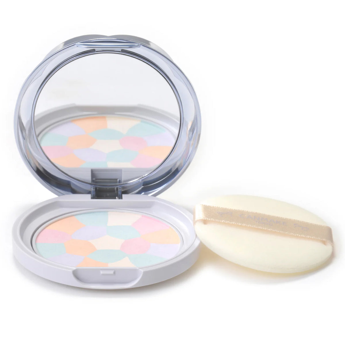 CANMAKE Illuminating Finish Powder Abloom 01 Hydrangea Garden 02