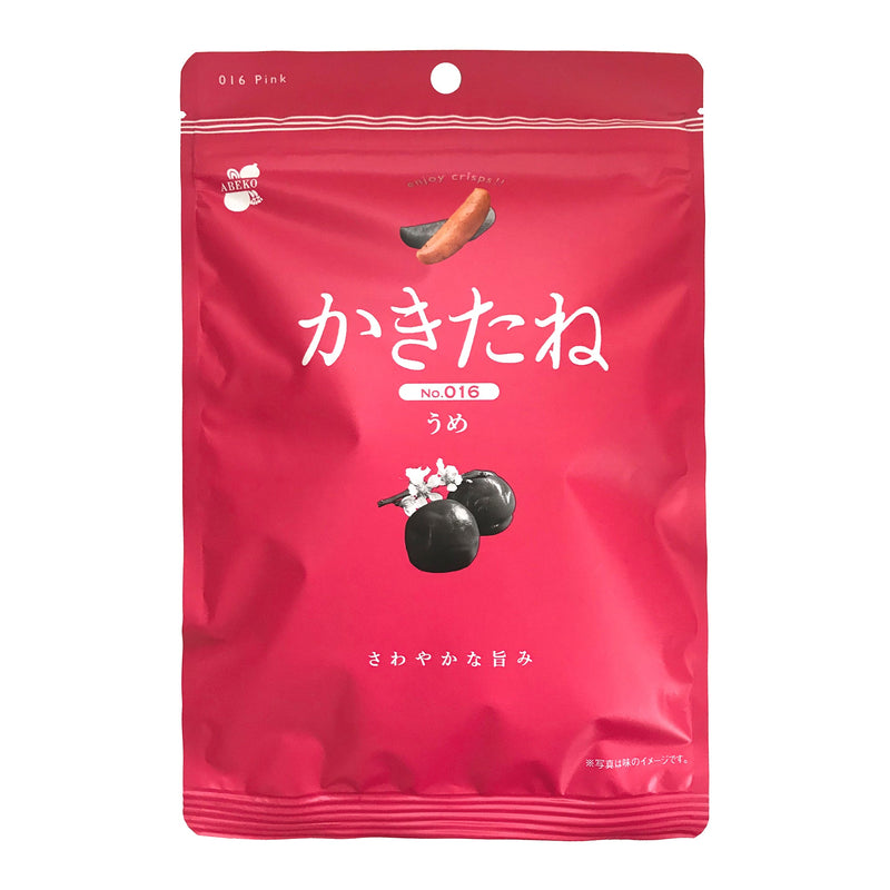 Rice Crackers Kakinotane (Ume Plum/60 g/Abeko Seika/Kakitane Color)