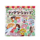 Showa Note Doughnut Shop Origami Paper with Money Pouch Individual Package