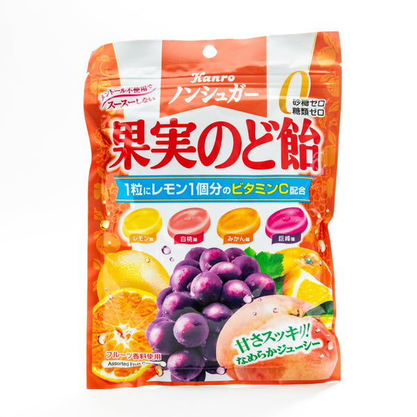 Kanro Zero Sugar Fruit Throat Candy