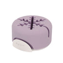 Sticks-to-surface Stationery Stand with Press "Push" button to remove Purple