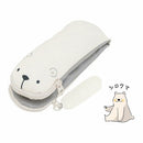 Kutsuwa Relala Foldable Pencil Case White Polar Bear