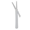 Portable Capless Sliding Scissors Grayish Ice