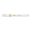 Kokuyo Mark+ Double-Ended: Wide, Thin Gold Highlighter Pen - Gold