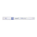 Kokuyo Mark+ Double-Ended: Wide, Thin Navy Highlighter Pen - Navy