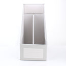 White Partitioned Wide Magazine File (S)