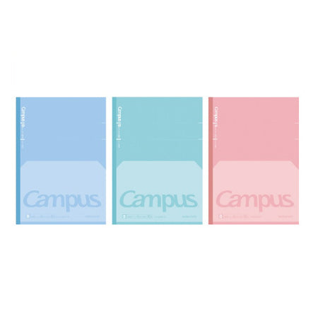 Kokuyo Campus Open Flat Notebooks Set of 3