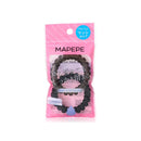 Mapepe Spring Hair Gum 2P M.Black