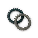 Mapepe Spring Hair Gum 2P M.Black