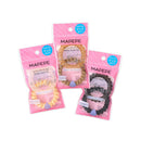Mapepe Spring Hair Gum 2P M.Black