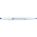 Zebra Mildliner Double Sided Highlight Pen Mild Dark Blue