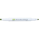 Zebra Mildliner Double Sided Highlight Pen Mild Green