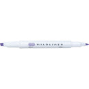 Zebra Mildliner Double Sided Highlight Pen Mild Violet