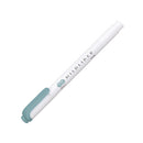Zebra Mildliner Double Sided Highlight Pen Smoke Blue