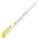 Zebra Mildliner Double Sided Highlight Pen Mild Lemon Yellow