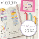 Zebra Mildliner Double Sided Highlight Pen Mild Coral Pink