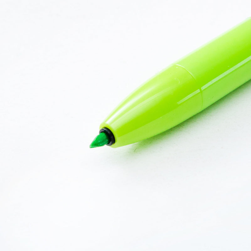 Highlighter Pen (2mm/Retractable/Green/14.77cm/Ø1.04cm)