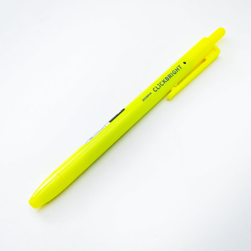 Highlighter Pen (2mm/Retractable/Yellow/14.77cm/Ø1.04cm)