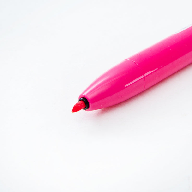 Highlighter Pen (2mm/Retractable/Pink/14.77cm/Ø1.04cm)