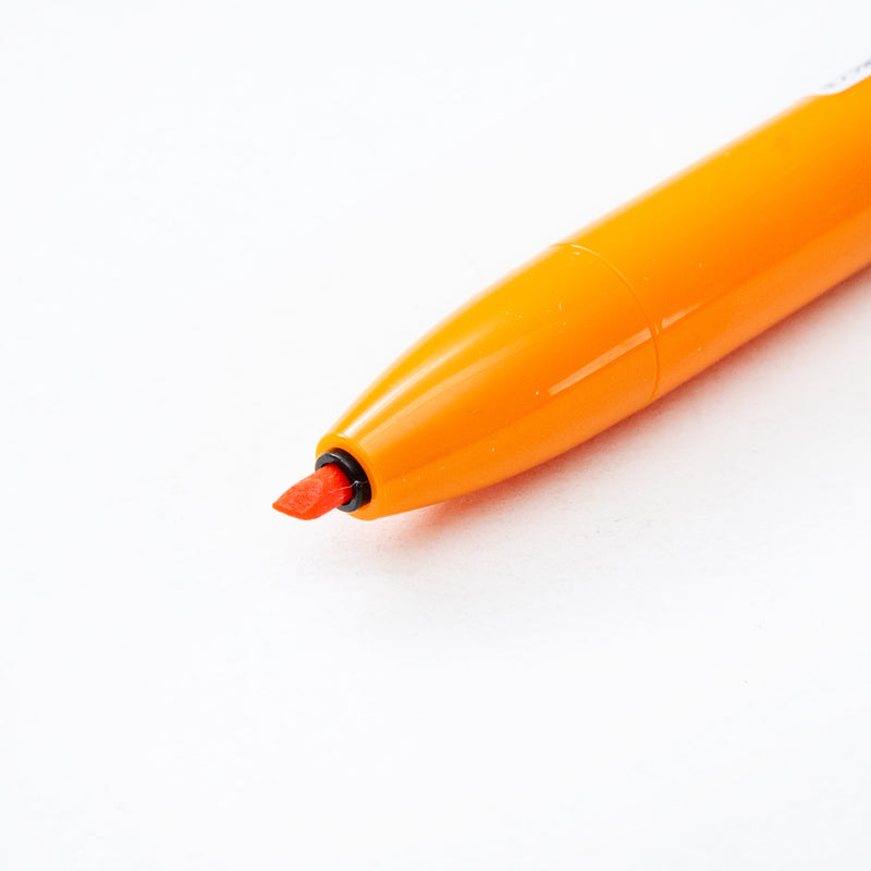 Highlighter Pen (2mm/Retractable/Orange/14.77cm/Ø1.04cm)