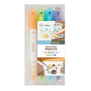 Sun-Star Nurin Water-Based Coloring  Stamps / Markers (4-Color Set)   Pastel Macron