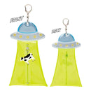 Sun-Star Clear UFO Flat Pouch Keychain