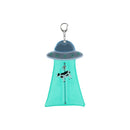 Sun-Star Clear UFO Flat Pouch Keychain