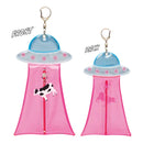 Sun-Star Clear UFO Flat Pouch Keychain