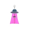 Sun-Star Clear UFO Flat Pouch Keychain