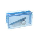 Sun-Star mitte Clear Mesh Storage Pouch Pencil Case    Light Blue