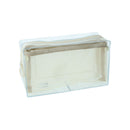 Sun-Star mitte Clear Mesh Storage Pouch Pencil Case    Off White