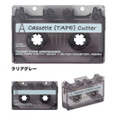 Sun-Star Cassette Tape Dispenser Cutter    Clear Grey