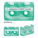 Sun-Star Cassette Tape Dispenser Cutter    Clear Mint