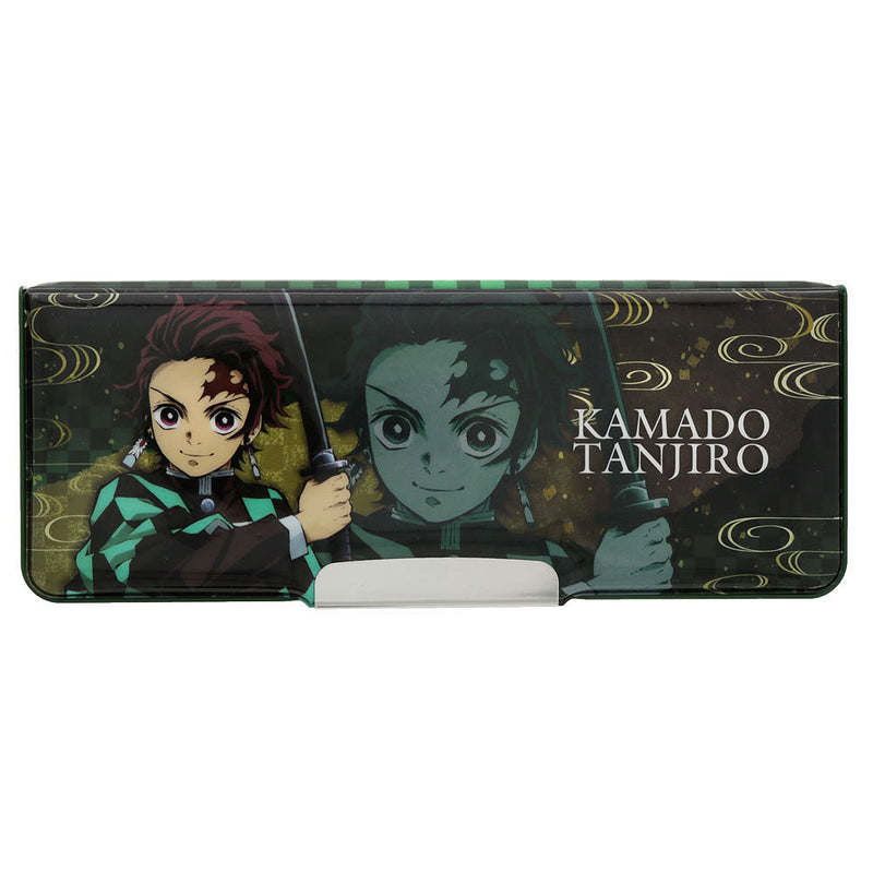 Pencil Case (Compact/With Detachable Pencil Sharpener/Demon Slayer: Tanjiro Kamado/Hologram/3.3x8.9x22.2cm/Sun Star/Yokopita/SMCol(s): Black)