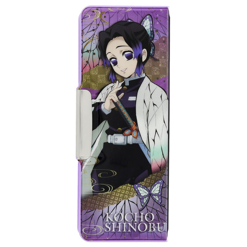 Pencil Case (Compact/With Detachable Pencil Sharpener/Demon Slayer: Shinobu Kocho/Hologram/3.3x8.9x22.2cm/Sun Star/Yokopita/SMCol(s): Purple)