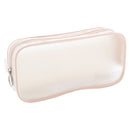 Pencil Case (PVC/Clear/With Pocket/4x19x9cm/Sun Star/SKELT/SMCol(s): Pink)
