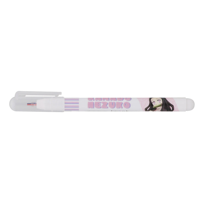Marker Pen (Can Draw 2 Lines Simultaneously/Demon Slayer: Nezuko Kamado/Pink x Purple/Sun Star/twiink/SMCol(s): Pink)