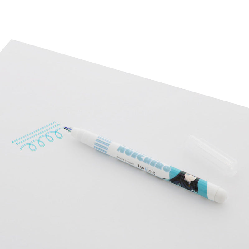 Marker Pen (Can Draw 2 Lines Simultaneously/Demon Slayer/Mint x Light Blue/Sun Star/twiink/SMCol(s): Light Blue)